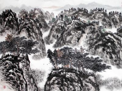 筆簡意濃 墨蘊真情——王鴻雁先生山水畫作品賞析
