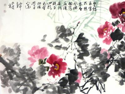 健康向上 生機勃勃——讀《西部成功書畫家》刊載成中艾先生的花鳥畫