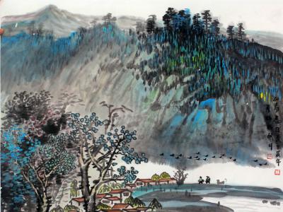 落筆秀潤 清新恬靜——成功美術館館藏陳秀梅山水畫賞析