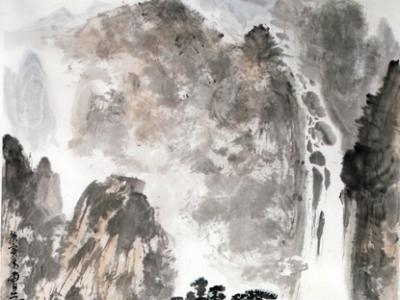 水墨藏山水氣象——曹志平山水畫將在《西部成功書畫家》刊載