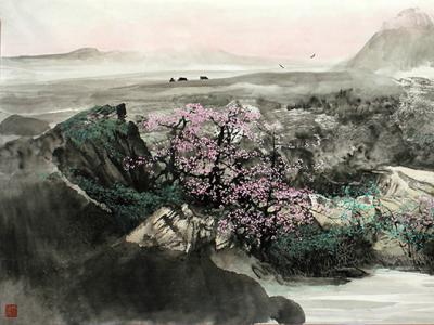 開放而獨立 自然寓人文——山水畫家陳學良先生作品（《西部成功書畫家》刊載）賞析
