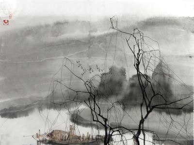 筆墨為基 取象賦新——當代山水畫家陸天寧先生作品（《西部成功書畫家》刊載）淺析