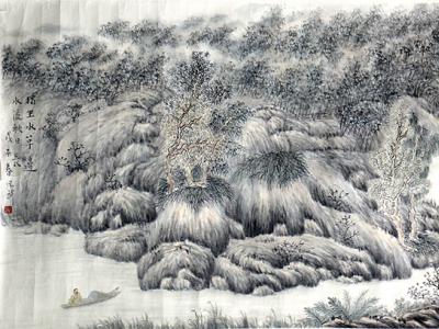 現實與意象 繼承與個性——當代畫家藍凡武先生山水作品（《西部成功書畫家》刊載）賞讀