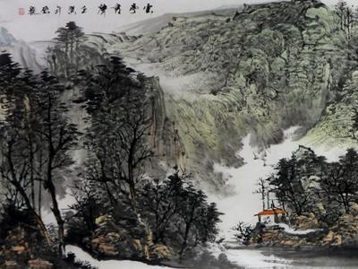 氣象古樸 借景抒懷——孫捷山水畫參展“喜迎二十大·禮贊新時代”成功美術館全國名家書畫展