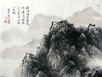 筆蒼墨潤 山峻水秀——山水畫家王國強先生作品入選“喜迎二十大·禮贊新時代”成功美術館全國名家書畫展
