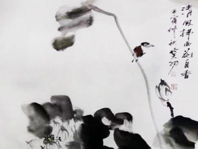 筆簡意達 花香自溢——邯鄲畫院副院長劉海虎作品入選“喜迎二十大·禮贊新時代”成功美術館全國名家書畫展