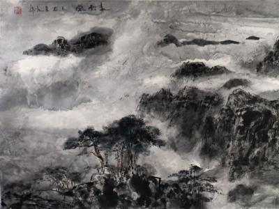 雜然筆墨 浩蕩山川——河北省美協(xié)主席祁海峰先生作品（《西部成功書畫家》刊載）淺析