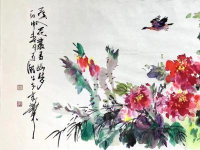 調和墨彩 融通東西——積彩色調水墨畫家蕭瀚先生作品（《西部成功書畫家》刊載）賞析
