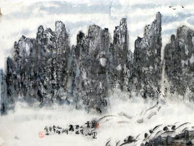 范山模水 求奇求新——《西部成功書畫家》刊載山水畫家李憲潤先生作品賞析