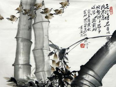 筆墨蒼潤 勁節貞干——成功美術館館藏方增威寫意竹畫賞析