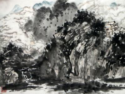 虛和蕭散 氣韻自然——成功美術館館藏高波山水畫將在《西部成功書畫家》刊載