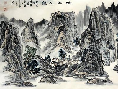 皴寫剛健 山水奇崛——《西部成功書畫家》刊載曲阜山水畫家孔巍作品賞析