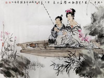 水墨蓊郁 文氣盎然——蘭州畫院院長巫衛東先生古典人物畫作（《西部成功書畫家》刊載）賞析