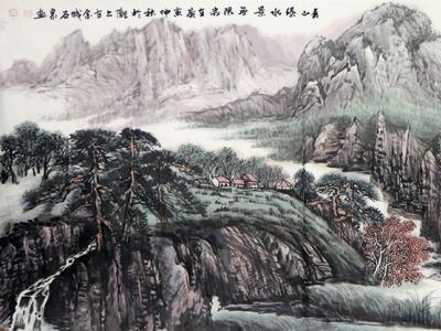 草樹山川 和諧家園 ——《西部成功書畫家》刊載石泉先生山水畫小議