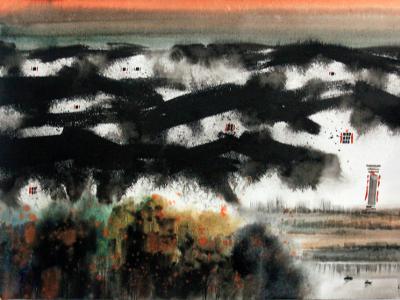 詩意墨彩構典雅圖式——成功美術館館藏李安軍繪畫作品將在《西部成功書畫家》刊載