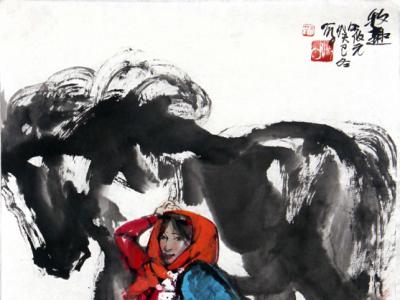 意趣生動 形俱神生——安徽當代人物畫家劉筱元先生作品（《西部成功書畫家》刊載）賞析