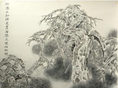 逸筆寫竹影 妙手繪仙姿——甘肅省美協(xié)原主席莫建成先生作品（成功美術(shù)館館藏名家作品癸卯賀新春線上展）淺析