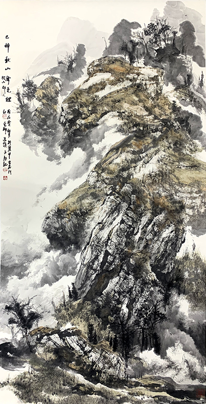 群山蒼蒼 朔野莽莽——當代著名山水畫家白云鄉(xiāng)先生畫作（成功美術館館藏名家作品癸卯賀新春線上展）淺析