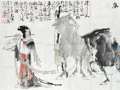 水墨蘊(yùn)古 神采照今——當(dāng)代著名人物畫家王闊海先生畫作（成功美術(shù)館館藏名家作品癸卯賀新春線上展）賞析