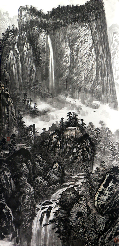 自然為師 山水傳神——陜西國畫院名譽院長苗重安先生作品（成功美術館館藏名家作品癸卯賀新春線上展）賞讀