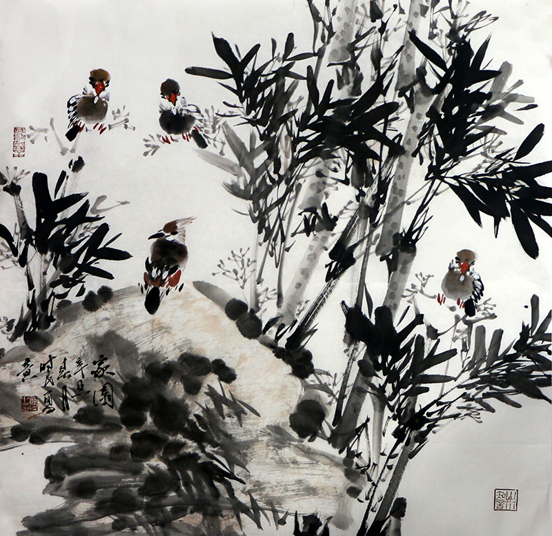 筆致盎然 畫蘊生機——四川美協主席梁時民先生作品（成功美術館館藏名家作品癸卯賀新春線上展）賞讀