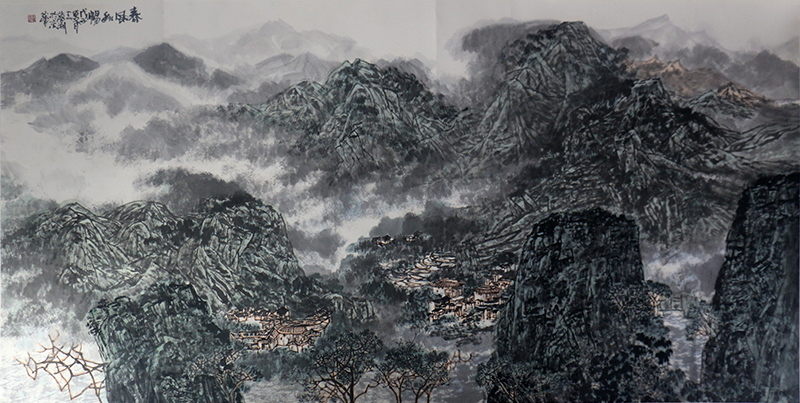 筆墨傳心曲 山河入胸懷——當代山水畫家王夢湖先生作品（《西部成功書畫家》刊載）賞讀