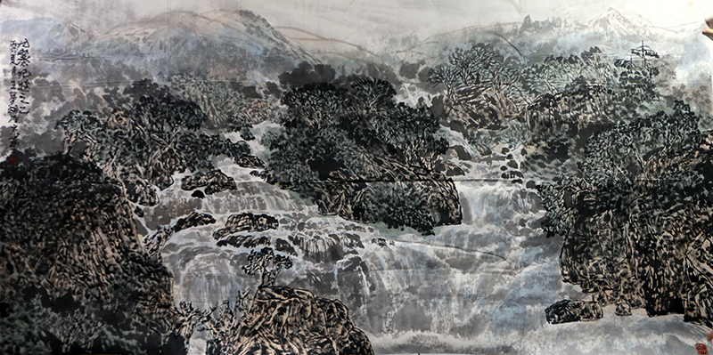筆墨傳心曲 山河入胸懷——當代山水畫家王夢湖先生作品（《西部成功書畫家》刊載）賞讀