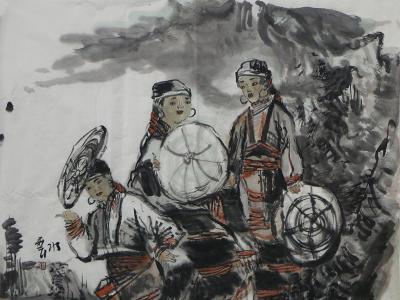 寫意水墨 傣家風情——《西部成功書畫家》刊載當代女畫家李水云作品欣賞