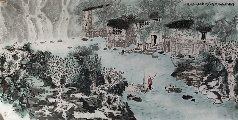 取象天地間 寫真筆墨中——淺析著名山水畫家程振國先生畫作（《西部成功書畫家》刊載）的藝術創構
