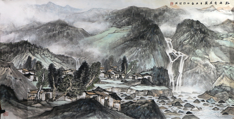 取象天地間 寫真筆墨中——淺析著名山水畫家程振國先生畫作（《西部成功書畫家》刊載）的藝術創構