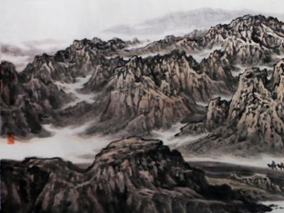 山水勒西部 詩意鐫人物——隴上著名畫家郭文濤先生作品（《西部成功書畫家》刊載）賞析