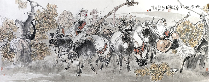 立象西部 情寄時代——當代著名人物畫家劉選讓先生作品（《西部成功書畫家》刊載）賞讀