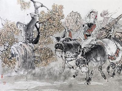 立象西部 情寄時代——當代著名人物畫家劉選讓先生作品（《西部成功書畫家》刊載）賞讀