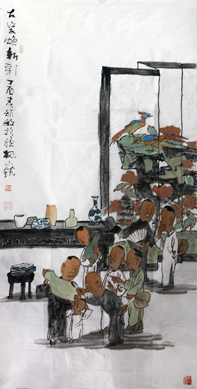 筆寫心畫 文脈傳承——蘇州國畫院名譽院長周矩敏先生作品（《西部成功書畫家》刊載）賞讀
