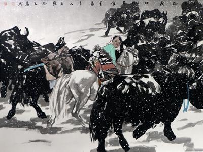 精墨繪時象 椽筆寫風情——賞讀甘肅畫院院長王萬成先生兩幅人物巨制（《西部成功書畫家》刊載）有感