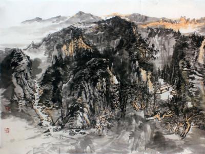 外師岱岳 澄澈心造——山東科技大學藝術學院孟鳴教授山水畫作（《西部成功書畫家》刊載）淺析