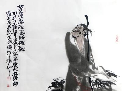 線墨交輝 形神畢顯——宣兵先生參展“最美形象是勞動者·成功美術館全國名家書畫展”作品賞析