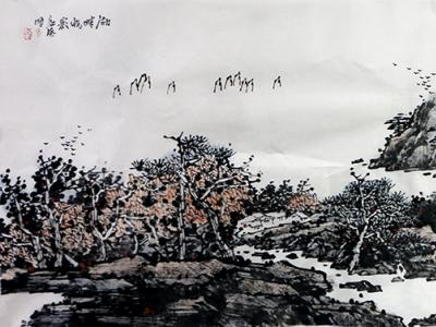 險峭峻拔 蕩心逸魂——安徽美協理事陳有德先生作品在“最美形象是勞動者·成功美術館全國名家書畫展”展出