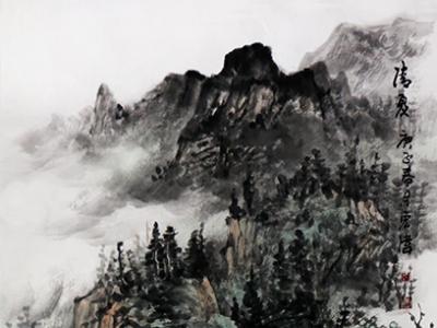 山光縈懷 皴染寫心——山水畫家孫宏偉作品在“最美形象是勞動者·成功美術館全國名家書畫展”展出