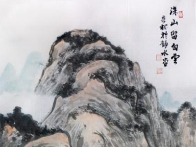 筆墨恬然風 山水田園意——深圳畫家陳章樹先生作品在“墨香流韻潤夏都·成功美術館全國名家書畫西寧展”展出