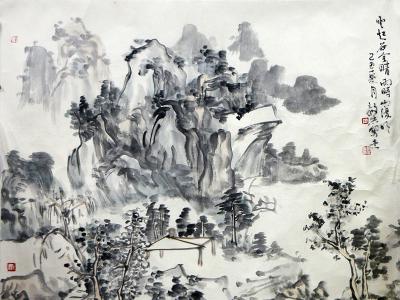 濃淡有味 山水恬靜——《西部成功書畫家》刊載甘肅青年山水畫家白毅志作品賞析