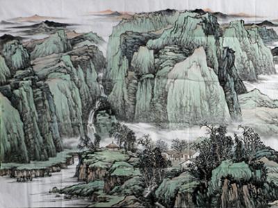 山川雄渾 意境古雅——成功美術館館藏駱曉萌國畫佳作賞析