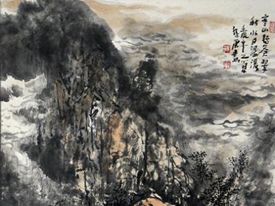 筆墨樸拙 氣韻生動——《西部成功書畫家》刊載孫虎先生山水畫賞析
