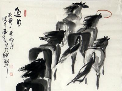 筆墨堅實寫意天山駿馬——《西部成功書畫家》刊載伊犁州美協副主席沈邦富國畫作品賞析