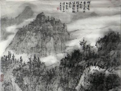 蒼茫寄遐思 幽邃蘊生意——中美協理事石峰先生畫作（《西部成功書畫家》刊載）賞讀