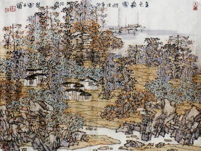 筆作奇思觀 畫見山野氣——安徽著名山水畫家唐紹堯先生畫作（《西部成功書畫家》刊載）賞讀