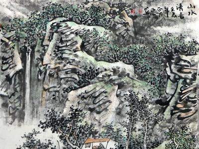 筆勒山水骨 彩賦自然情——《西部成功書畫家》刊載當(dāng)代山水畫家邢子一先生作品賞析