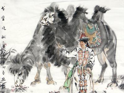 悠悠絲路情 烈烈高原風(fēng)——甘肅美協(xié)副主席王曉銀先生畫作（《西部成功書畫家》刊載）簡(jiǎn)析
