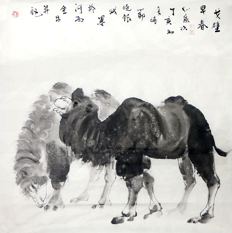 悠悠絲路情 烈烈高原風——甘肅美協副主席王曉銀先生畫作（《西部成功書畫家》刊載）簡析