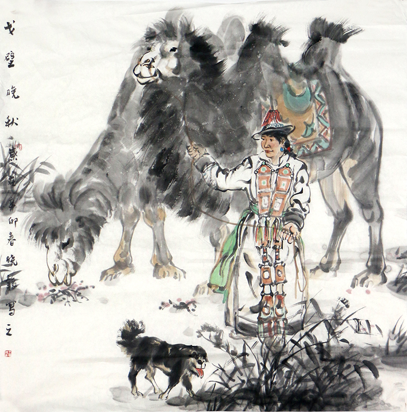 悠悠絲路情 烈烈高原風——甘肅美協副主席王曉銀先生畫作（《西部成功書畫家》刊載）簡析